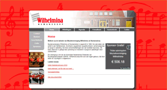 Desktop Screenshot of muziekvereniging-wilhelmina.nl